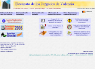 Pagina Web del Decanato de los Juzgados de Valencia